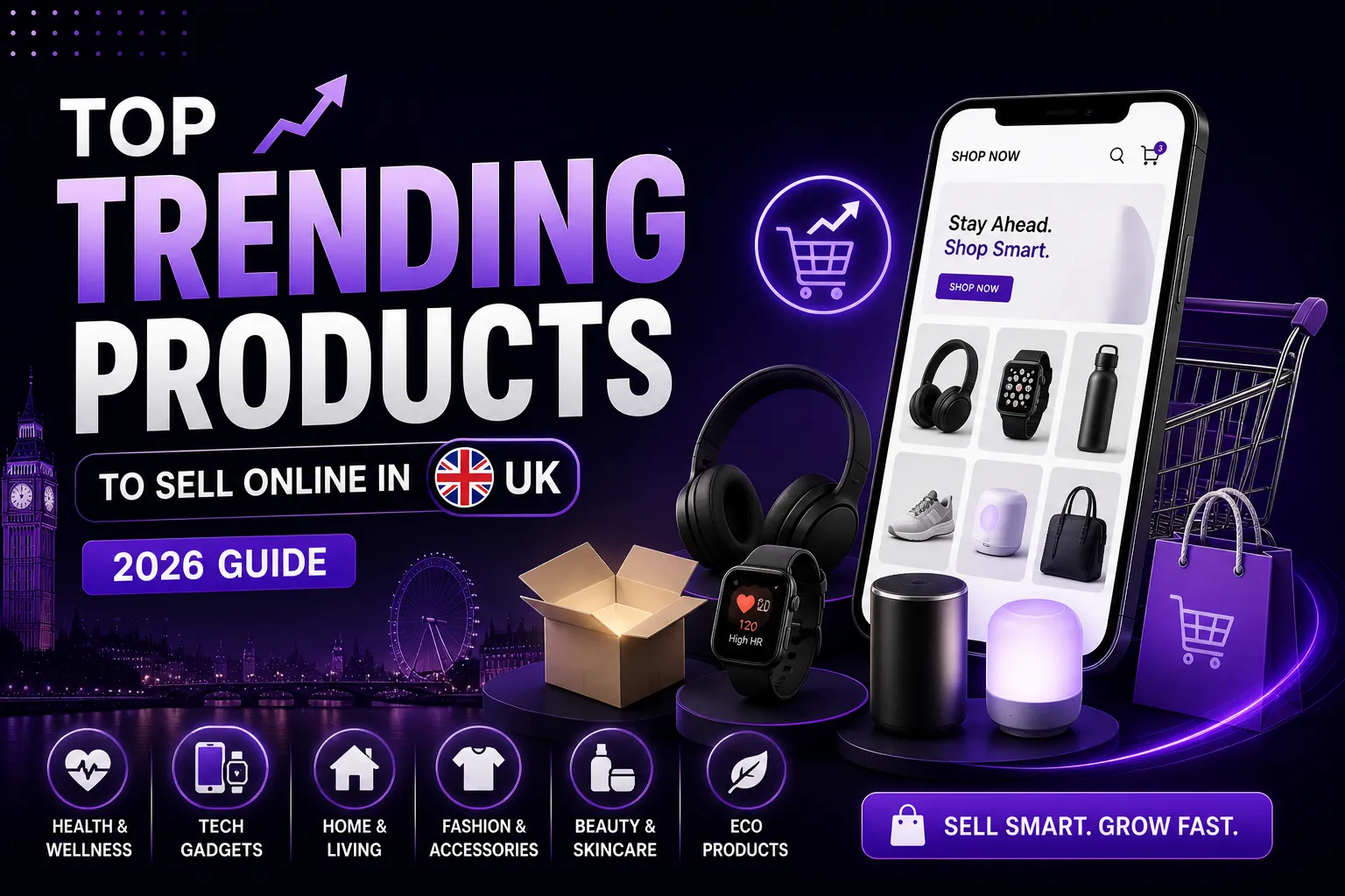 Top Trending Products to Sell Online in UK (2026 Guide)